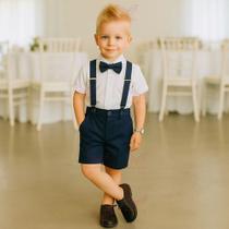 Conjunto Social Infantil Menino, Com Suspensório Festa Aniversario Casamento Bebe de 03 a 06 Anos Conjunto Social Infantil Menino, Com Suspensório Festa Aniversario Casamento Bebe de 03 a 06 Anos