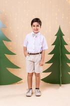 Conjunto Social Linho Shorts Xadrez Heitor Miss Cherry Conjunto Social Linho Shorts Xadrez Heitor Miss Cherry
