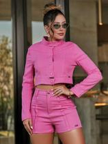 Conjunto Social Short E Cropped Nova Coleção Pit Bull-85444