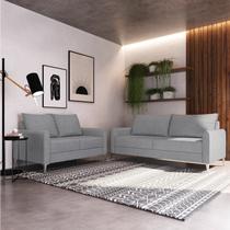 Conjunto Sofá 2 e 3 Lugares Bipartido Davos