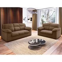 Conjunto Sofá 3 e 2 Lugares Suede Istambul Flash Conjunto Sofá 3 e 2 Lugares Suede Istambul Flash