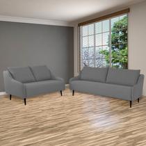 Conjunto Sofá para Sala de Estar 3 e 2 Lugares Lizzy Conjunto Sofá para Sala de Estar 3 e 2 Lugares Lizzy