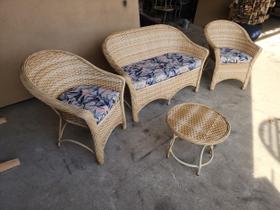 Conjunto Sofá Poltronas fibra Sintética Área Externa Interna Conjunto Sofá Poltronas fibra Sintética Área Externa Interna