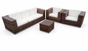 Conjunto sofa quadrado 5 lugares Area Externa Interna