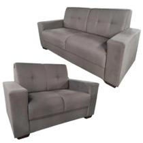 Conjunto sofa rondomoveis 260 tec.skin polonia 3x2lugares Conjunto sofa rondomoveis 260 tec.skin polonia 3x2lugares