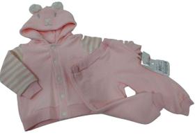 Conjunto Soft Bebê Menina Luxo Bordado Inverno Paraiso 13140 Conjunto Soft Bebê Menina Luxo Bordado Inverno Paraiso 13140