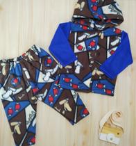 Conjunto Soft Bebe Menino Roupa Inverno Bebê Masculino Cores