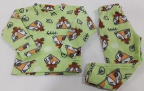 Conjunto Soft Menina Inverno Bebê Tam 1 2 3 Infantil Pijama