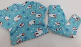Conjunto Soft Menina Inverno Frio Tam 4 6 8 Infantil Pijama