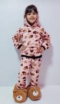Conjunto soft pijama infantil meninos e meninas