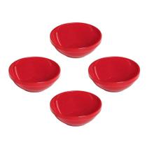 Conjunto Sopeira Cheff Vemplast M 350Ml 4Un Vermelho