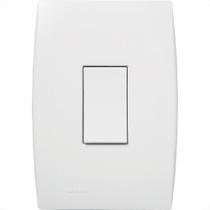 Conjunto Soprano Ilus 4X2 Branco Com Placa(1Paralelo Vertical) 5Ta99043 Conjunto Soprano Ilus 4X2 Branco Com Placa(1Paralelo Vertical) 5Ta99043