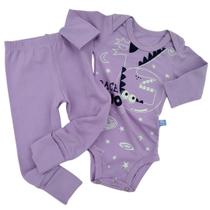 Conjunto Space Dino Manga Longa Conjunto Space Dino Manga Longa