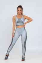 Conjunto Space Silver (Top + Legging) - Zero Transparência