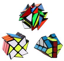 Conjunto Speed Cube Set Ahyuan, pacote com 3, quebra-cabeça mágico, 3x3x3 Conjunto Speed Cube Set Ahyuan, pacote com 3, quebra-cabeça mágico, 3x3x3