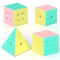 Conjunto Speed Cube Vdealen 2x2x2 3x3x3 4x4x4 Pyramid Magic Cube