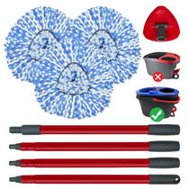 Conjunto Spin Mop compatível com DLAIMI com sistema Ocedar RinseClean