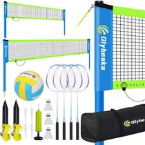 Conjunto Sport Net Olybeaka Volleyball Badminton Combo de 6,1 m e 9,8 m Conjunto Sport Net Olybeaka Volleyball Badminton Combo de 6,1 m e 9,8 m
