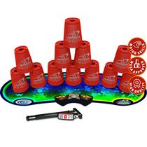 Conjunto Sport Stacking Speed Stacks Competitor Red com temporizador e tapete Conjunto Sport Stacking Speed Stacks Competitor Red com temporizador e tapete