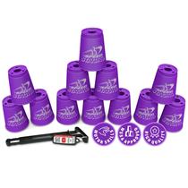 Conjunto Sport Stacking Speed Stacks Official Purple, 12 xícaras Conjunto Sport Stacking Speed Stacks Official Purple, 12 xícaras