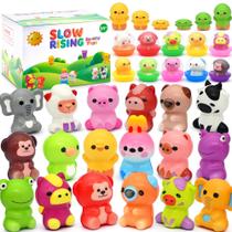 Conjunto Squishy Animals Curibble, 30 pacotes com cápsulas e brinquedos infantis Conjunto Squishy Animals Curibble, 30 pacotes com cápsulas e brinquedos infantis