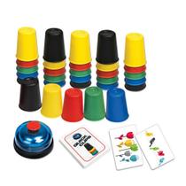 Conjunto Stacking Cups Game Jorzer Quick Stacks com 30 copos