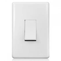 Conjunto Steck Linha Stella Com Placa 1 Simples 10A. Vertical - 869110