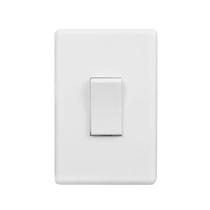 Conjunto stella steck 1 pulsador para campahia vertical 10a 250v branco Conjunto stella steck 1 pulsador para campahia vertical 10a 250v branco