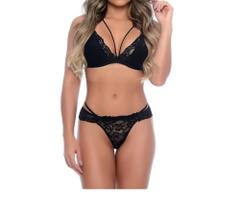 Conjunto Strappy Delicado em Renda Patitex TAMANHO G