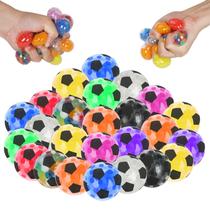 Conjunto Stress Balls Zasnynua Mini Soccer, pacote com 20 unidades para adultos Conjunto Stress Balls Zasnynua Mini Soccer, pacote com 20 unidades para adultos