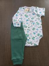 Conjunto suedine Body com calça ribana Conjunto suedine Body com calça ribana