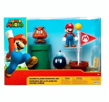 Conjunto Super Mario Cenário Com Acessórios Sunny 4267