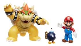 Conjunto Super Mario Vs Bowser Set De Batalha - Candide 3016