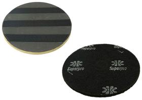 Conjunto Suporte para disco de limpeza com tiras autocolantes COM flange CLEANER 510 mm + Disco Removedor Preto 510 mm Bettanin Conjunto Suporte para disco de limpeza com tiras autocolantes COM flange CLEANER 510 mm + Disco Removedor Preto 510 mm Bettanin