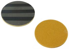 Conjunto Suporte Para Disco de Limpeza e Polimento Com tiras autocolantes e COM FLANGE Para Enceradeiras CLEANER, Allclean e Bandeirantes Entre Outras 350 mm + Di