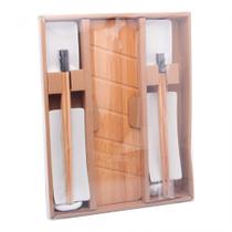 Conjunto sushi lyor 9 peças nagoya bambu 5461 Conjunto sushi lyor 9 peças nagoya bambu 5461