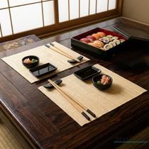 Conjunto Sushi Okinawa de 10 Peças em Bambu