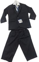 Conjunto Suspensorio Azul Marinho c Branco Social Infantil - Loja Conforto Kids