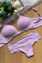 Conjunto Sutiã e Calcinha Confort em Microfibra Conjunto Sutiã e Calcinha Confort em Microfibra