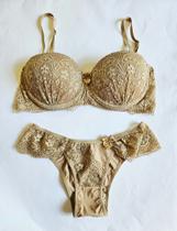 Conjunto sutiã e tanga G canela sem alça zensil Conjunto sutiã e tanga G canela sem alça zensil