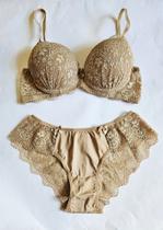 Conjunto sutiã e tanga G canela zensil Conjunto sutiã e tanga G canela zensil