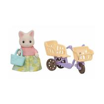 Conjunto Sylvanian Families Bicicleta Mamãe Gato Epoch Crianças Brinquedo Conjunto Sylvanian Families Bicicleta Mamãe Gato Epoch Crianças Brinquedo