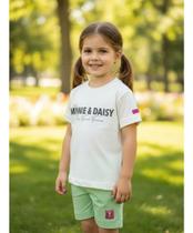 Conjunto T-shirt e Leg Amigas Minnie e Margarida Animê