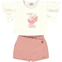 Conjunto Tá Calor Meia Malha/Sarja Eco - Have Fun Conjunto Tá Calor Meia Malha/Sarja Eco - Have Fun