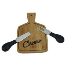 Conjunto Tábua Para Queijo em Bambu 3 Peças Dynasty