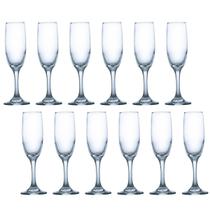 Conjunto Taça de vidro 180ML Champagne Nadir Com 12 Und