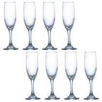 Conjunto Taça de vidro 180ML Champagne Nadir Com 8 Und