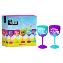 Conjunto Taças de Gin 580 ml Com 2 Unidades Degradê Hora do Gin Taça de Plástico Drink - BrasFoot