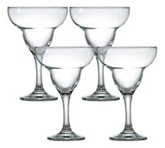 Conjunto Taças De Margarita Vidro Ruvolo 4 Peças 300ml