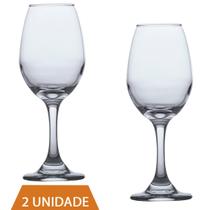 Conjunto Taças de Vidro 365ml Agua e vinho Tinto Luxo 2 Un - CRISTAR